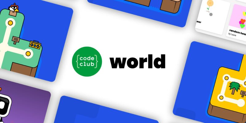 Images from Code Club World, a free online platform for children who want to learn to code
