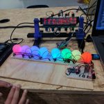 Coolest Projects 2017 LED ping-pong ball display