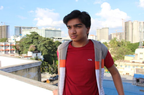 Toshan, an Indian teenager in Bangalore.