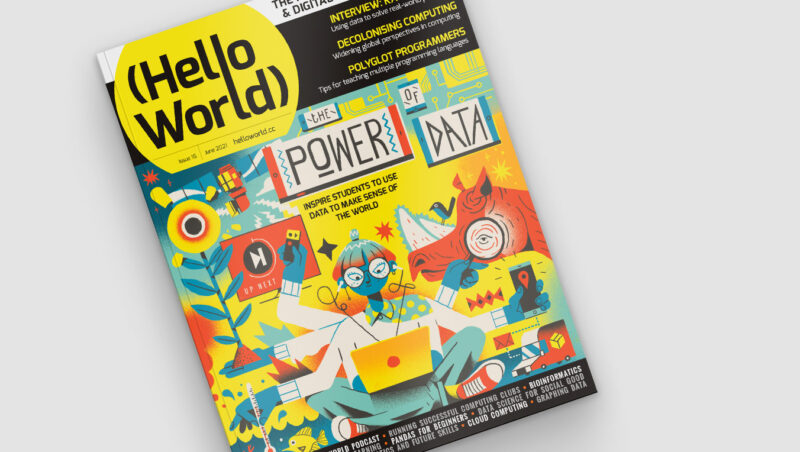 Cover of Hello World magazine issue 16.